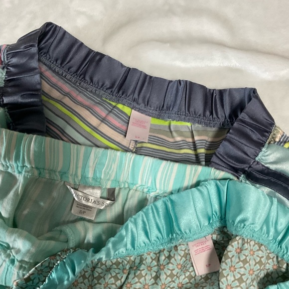 3 Vintage Victorias Secret Striped and Floral Pajama Shorts - Picture 5 of 9